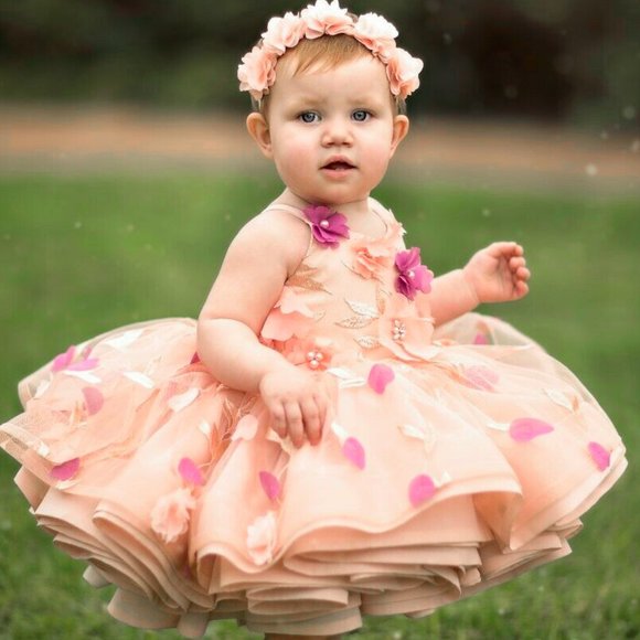 Blutterfly Baby Couture 24 Months Photography Birthday Gown Super Full! Like New - Picture 1 of 3
